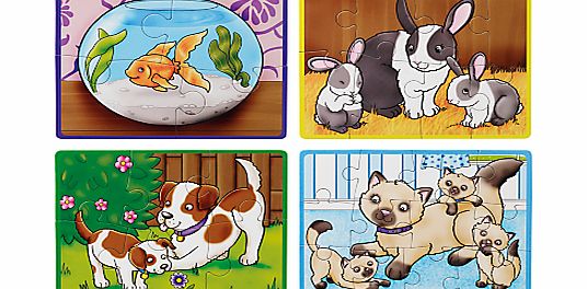 John Lewis My Pets 4-in-a-Box Jigsaw Puzzle, 30