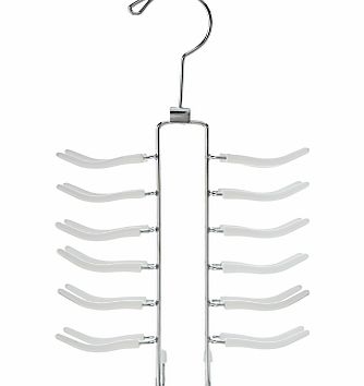 John Lewis Non-Slip 24 Hook Swivel Tie Hanger,