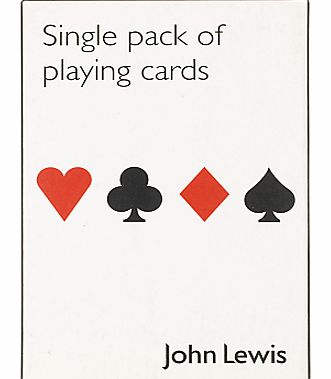 Pack of Playing Cards, Single