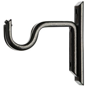 Polished Steel Curtain Bracket- Dia.19mm