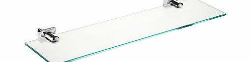 John Lewis Pure Bathroom Shelf, Chrome