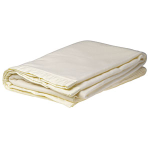 Richmond Blanket, White, Single, W180 x L230cm