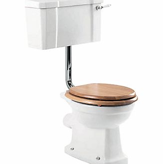 Roma Low Level Toilet Set with Oak