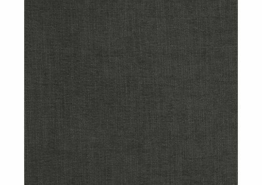 John Lewis Senna Semi Plain Fabric, Charcoal,