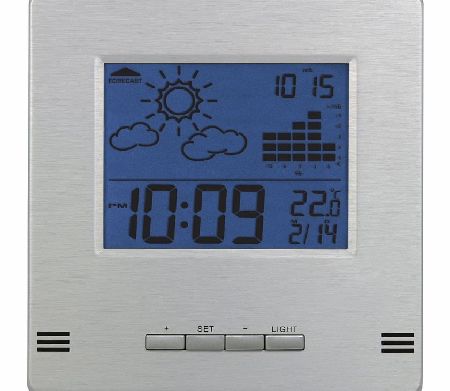 Square Satin Weather Alarm Clock