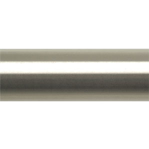 John Lewis Stainless Steel Curtain Pole- L120cm x Dia.25mm