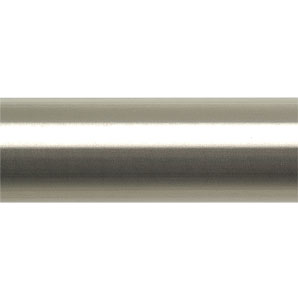 John Lewis Stainless Steel Curtain Pole- L150cm x Dia.25mm