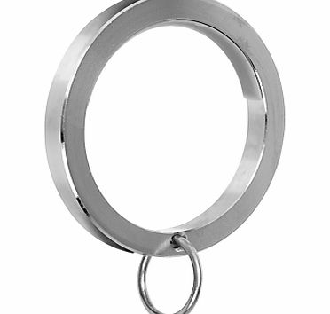John Lewis Stainless Steel Lined Curtain Rings,