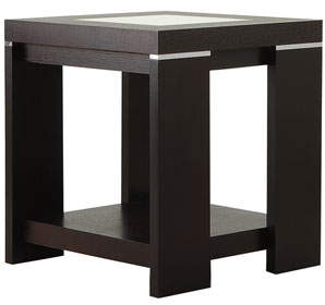 john lewis Strata Lamp Table- Bitter Chocolate
