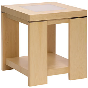 john lewis Strata Lamp Table- Maple