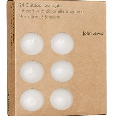 Tealights, Pack of 24, Natural