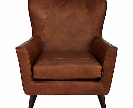 John Lewis Thomas Leather Armchair, Lustre
