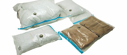John Lewis Vacuum Bags, Set of 4