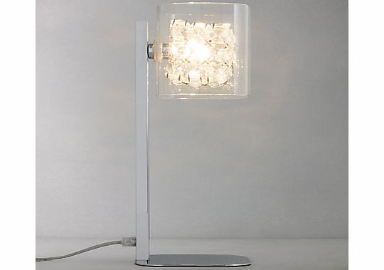 John Lewis Vincenzo Crystal Cube Table Lamp