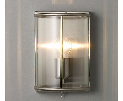 John Lewis Walker Wall Lantern, Antique Brass