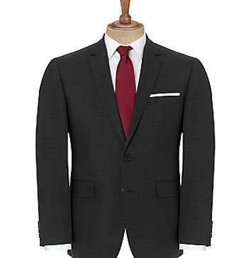 John Lewis Washable Tailored Suit Jacket, Charcoal