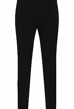 John Lewis Washable Tailored Suit Trousers, Black