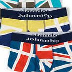 Johnnie  b 3 Pack Boxers, Union Jack Print 34610378