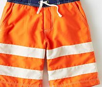 Johnnie  b Board Shorts, Bright Orange/Ecru 33845488
