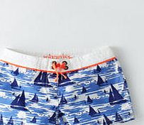 Johnnie  b Board Shorts, Light Bluebell Painted Boats