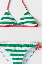 Johnnie  b Halterneck Bikini, Polo Green/Snowdrop Stripe