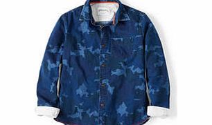 Johnnie  b Indigo Shirt, Navy Britoflage 34591255