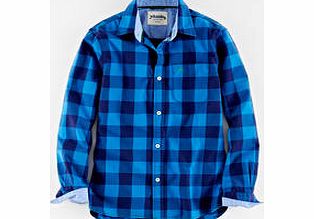 Johnnie  b Laundered Shirt, Navy/Cobalt Gingham 34230367