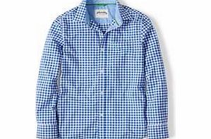 Johnnie  b Laundered Shirt, Reef Gingham,Grey,Blue Green
