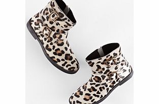 Johnnie  b Leather Biker Boots, Leopard 34186353