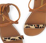 Johnnie  b Leather Sandals, Leopard 34511766