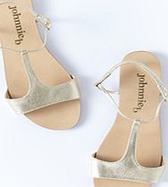 Johnnie  b Summer Sandals, Gold Leather 33908351