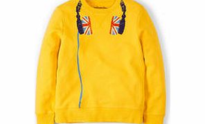 Johnnie  b Sweatshirt, Yellow Union Jack