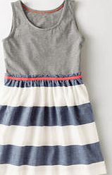 Johnnie  b Vest Dress, Navy/Snowdrop Stripe 33952441