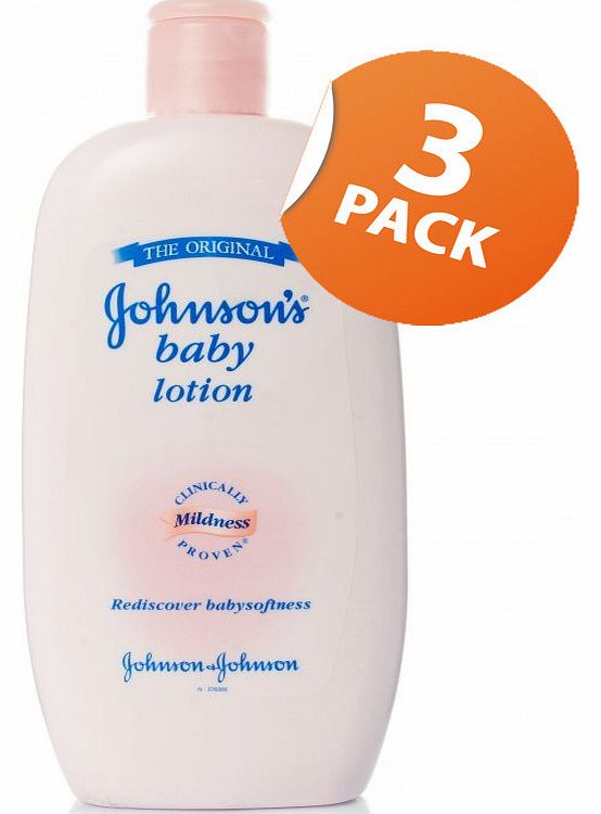 Johnsons Baby Lotion Triple Pack