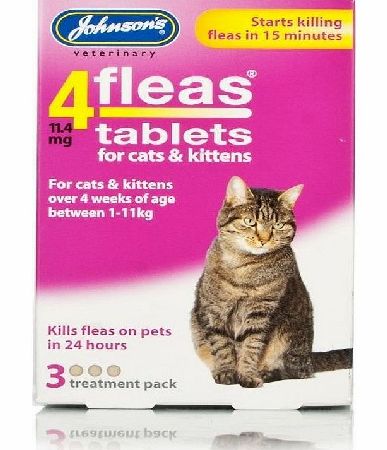 Johnsons 4fleas Tablets For Cats & Kittens