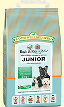 James Wellbeloved Canine Junior Duck and Rice