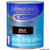 Johnstones Black One-Coat Non-Drip Gloss
