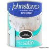 Johnstones Quick Dry Black Satin 750ml