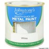 Johnstone Smooth Quick Dry White Metal Paint 250ml