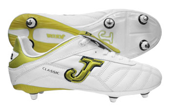 Joma Classic SG Football Boots White / Gold
