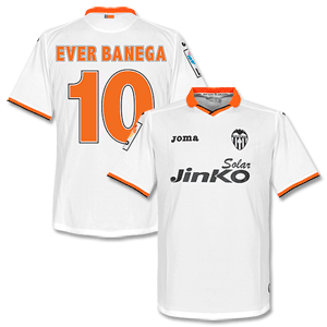 Joma Valencia Home Ever Banega Shirt 2013 2014 (Fan