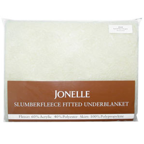Jonelle Fitted Underblanket- Single- 190cm x 90cm