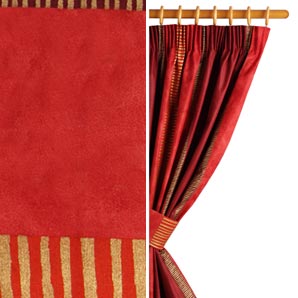 Jonelle San Marino Curtains- Pimento- W260cm x D136cm