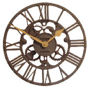 & Co Rusty Cogger Clock