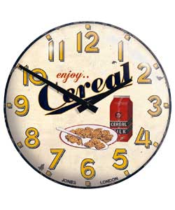 - Cereal Wall Clock