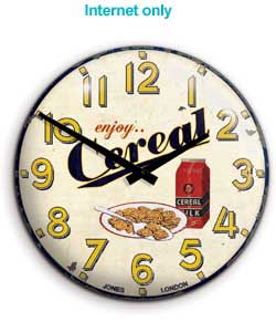 Jones Cereal Wall Clock