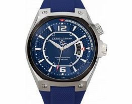 Jorg Gray Mens Blue Silicone Strap Watch