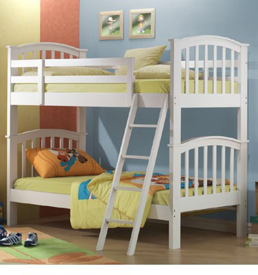 3ft White Twin Sleeper Bunk Bed