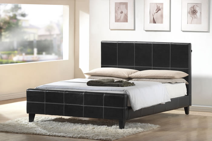 Joseph Beds Erba 4ft 6 Double Leather Bed
