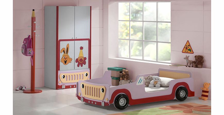Joseph Beds Pink Jeep Childrens Bed